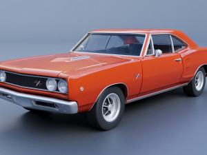 Dodge Coronet 1968 Modèles 3D en vedette