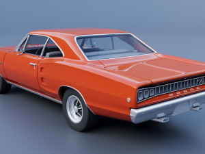 Dodge Coronet 1968 Modèles 3D en vedette