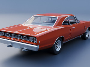 Dodge Coronet 1968 Modèles 3D en vedette