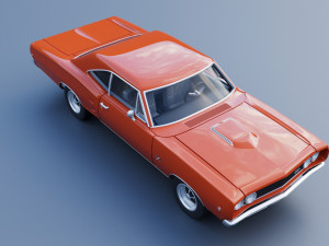 Dodge Coronet 1968 Modèles 3D en vedette