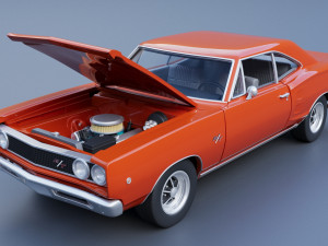 Dodge Coronet 1968 Modèles 3D en vedette