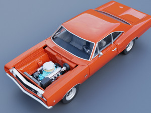 Dodge Coronet 1968 Modèles 3D en vedette