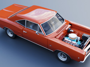Dodge Coronet 1968 Modèles 3D en vedette