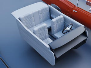 Dodge Coronet 1968 Modèles 3D en vedette