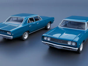 Dodge Coronet 4 Door 1968 3D Print Model