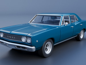 Dodge Coronet 4 Door 1968 Model Cetak 3D