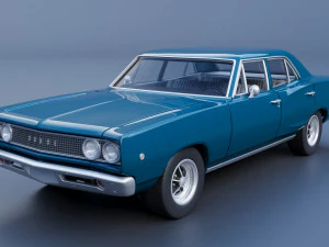 Dodge Coronet 4 Door 1968 3D Print Model