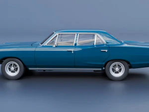 Dodge Coronet 4 Door 1968 3D Print Model