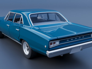 Dodge Coronet 4 Door 1968 Model Cetak 3D
