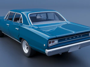 Dodge Coronet 4 Door 1968 3D Print Model