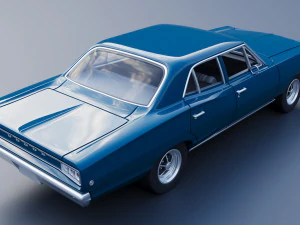 Dodge Coronet 4 Door 1968 3D Print Model