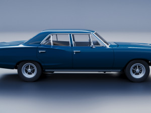 Dodge Coronet 4 Door 1968 Model Cetak 3D