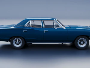 Dodge Coronet 4 Door 1968 3D Print Model