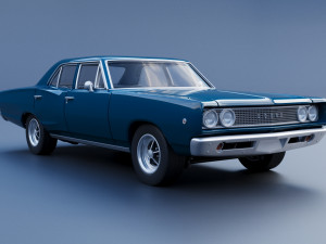 Dodge Coronet 4 Door 1968 Model Cetak 3D