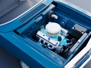 Dodge Coronet 4 Door 1968 3D Print Model