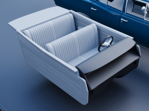 Dodge Coronet 4 Door 1968 Model Cetak 3D