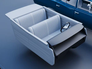 Dodge Coronet 4 Door 1968 3D Print Model