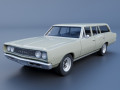 Dodge Coronet Wagon 1968 3D Print Model