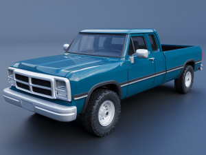 Dodge Ram 250 - 1991 3D Print Model