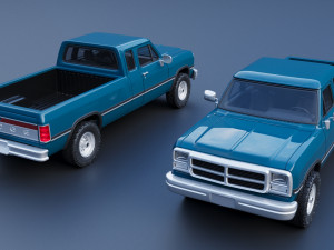 Dodge Ram 250 - 1991 3D प्रिंट मॉडल