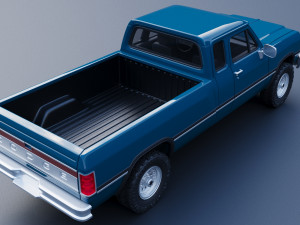 Dodge Ram 250 - 1991 3D प्रिंट मॉडल