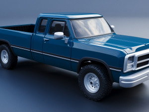 Dodge Ram 250 - 1991 3D प्रिंट मॉडल