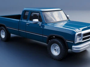 Dodge Ram 250 - 1991 3D Print Model