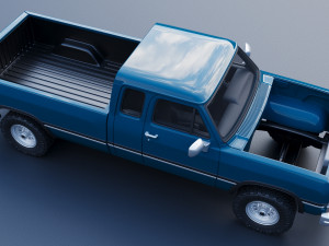 Dodge Ram 250 - 1991 3D प्रिंट मॉडल