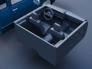 Dodge Ram 250 - 1991 3D Print Model