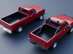 Dodge Ram 150 Regular Cab 1991 3D Print Model