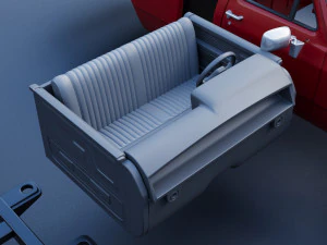 Dodge Ram 150 Regular Cab 1991 3D Print Model