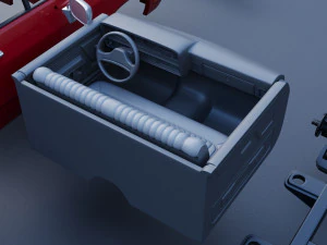 Dodge Ram 150 Regular Cab 1991 3D Print Model