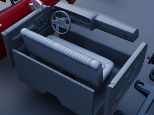 Dodge Ram 150 Regular Cab 1991 3D Print Model