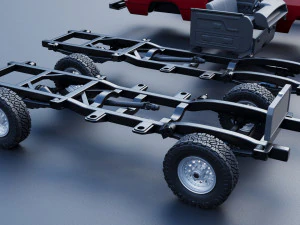 Dodge Ram 150 Regular Cab 1991 3D Print Model