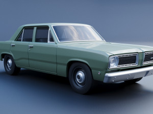 Plymouth Valiant 100 4 Door 1968 3Dプリントモデル