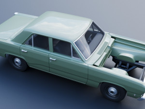 Plymouth Valiant 100 4 Door 1968 3Dプリントモデル