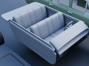 Plymouth Valiant 100 4 Door 1968 3Dプリントモデル