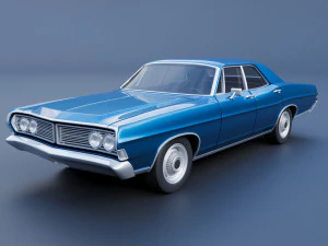 Ford Galaxie 500 4 porte 1968 Modello di stampa 3D