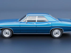 Fo rd Galaxie 500 4 Door 1968 3D Print Model