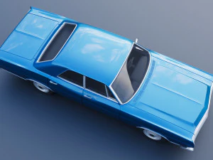 Fo rd Galaxie 500 4 Door 1968 3D Print Model