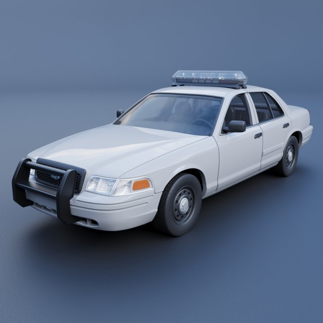 Fo rd Crown Victoria 2010 3D Baskı Modeli .c4d .max .obj .3ds .fbx .stl .blend 