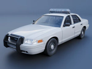 Fo rd Crown Victoria 2010 Model do druku 3D