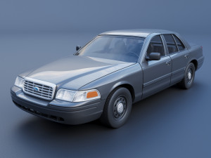 Fo rd Crown Victoria 2010 3D Baskı Modeli