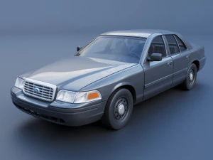 Fo rd Crown Victoria 2010 3D Print Model