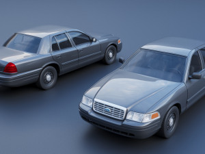 Fo rd Crown Victoria 2010 3D Baskı Modeli