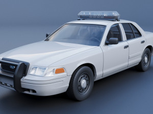 Fo rd Crown Victoria 2010 3D Baskı Modeli