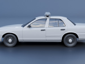 Fo rd Crown Victoria 2010 3D Baskı Modeli