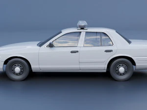 Fo rd Crown Victoria 2010 3D Print Model