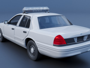 Fo rd Crown Victoria 2010 3D Baskı Modeli