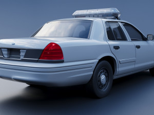 Fo rd Crown Victoria 2010 3D Baskı Modeli
